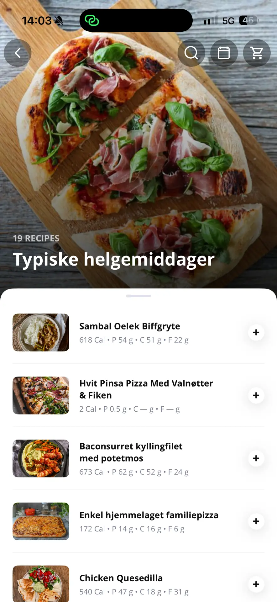 Appen: oppskrifter og middagsinspirasjon